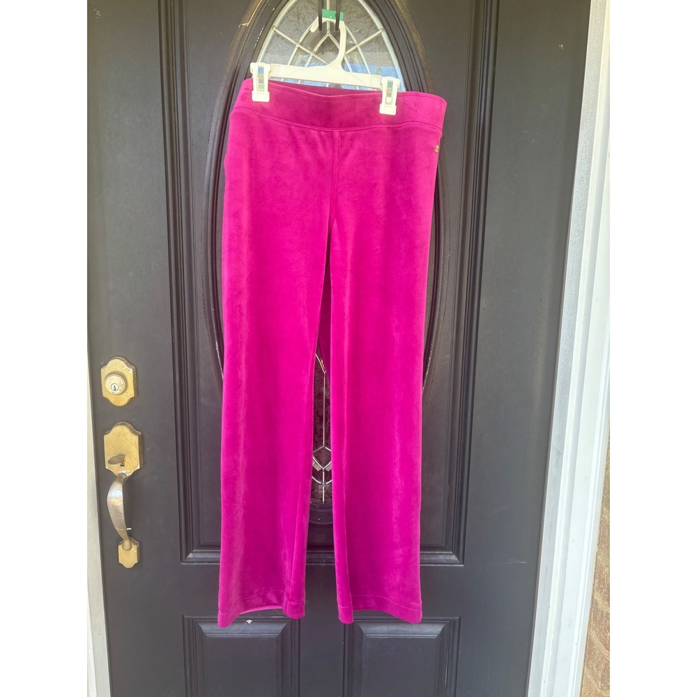 Lilly Pulitzer Hot Pink Velour Zip Hoodie Set - Picture 10 of 15